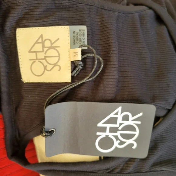 Chaser Black Rib Ruffle Back Racer Tank - Picture 6 of 6